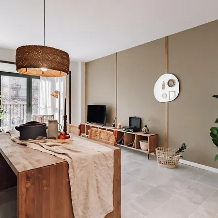 Aldeire - 2 Bedrooms, Office In Eixample Esquerra 아파트 *